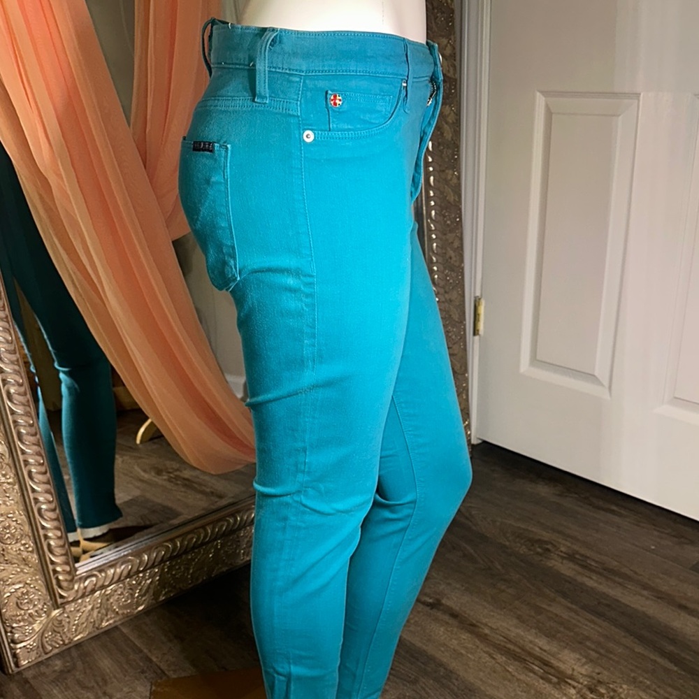 HUDSON SIZE 31 LIKE NEW Teal Women's Jeans